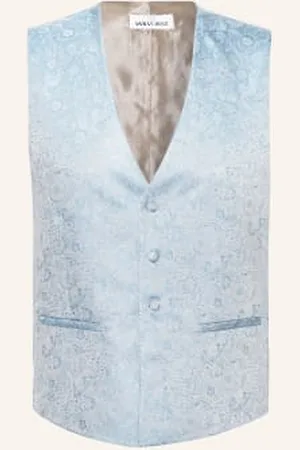 Wilvorst Kamizelka Garniturowa Extra Slim Fit blau