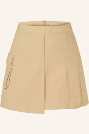 Mrs & HUGS Spódnica Bojówka W Stylu Kopertowym beige