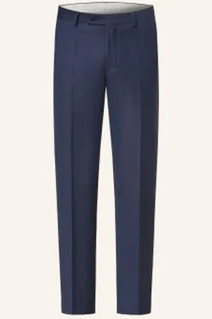 Baldessarini Spodnie Garniturowe Massa Slim Fit blau
