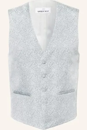 Wilvorst Kamizelka Extra Slim Fit gruen