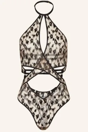 Aubade Body Ze Stringami Absolutely Wild Z Wycięciami I Błyszczącą Przędzą gold