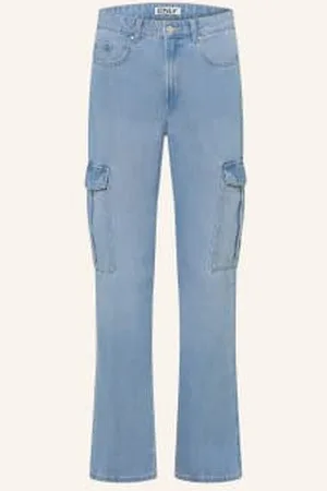 ONLY Jeansy Bojówki blau