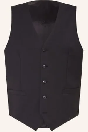Tiger of Sweden Kamizelka Garniturowa Wayde Extra Slim Fit schwarz