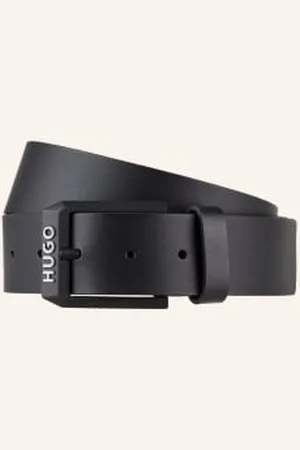 HUGO BOSS Pasek Skórzany Gelio schwarz