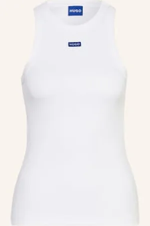 Hugo Blue Top Easy Tank weiss