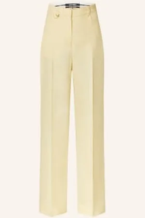 Jacquemus Spodnie Marlena Le Pantalon Sauge gelb