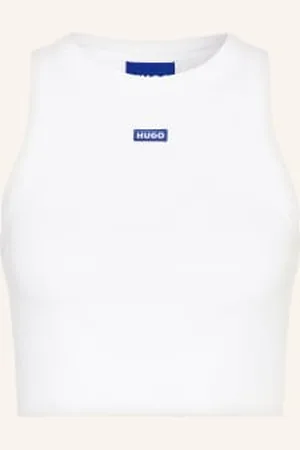 Hugo Blue Krótki Top Baby Tank weiss