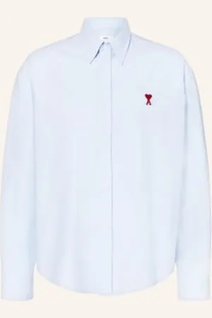 Ami Koszula Oxford Classic Fit blau