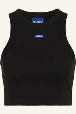 Hugo Blue Krótki Top Baby Tank schwarz