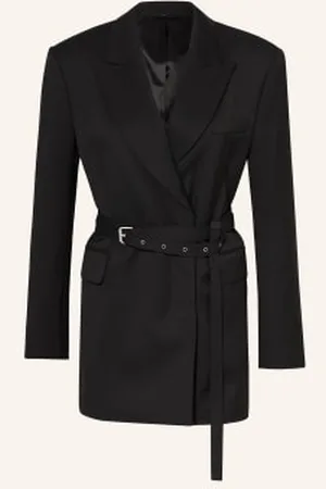 Acne Studios Długi Blezer schwarz