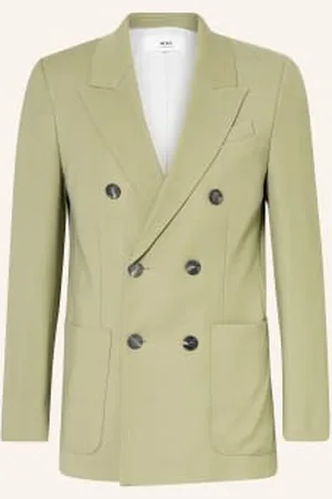 Ami Marynarka Garniturowa Slim Fit gruen