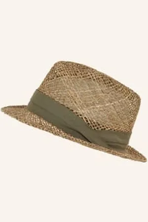 Seeberger Kapelusz Słomkowy beige