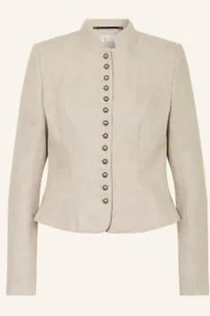 Johann & Johanna Lniana Kurtka Ludowa beige