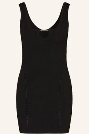 Jacquemus Sukienka Z Dzianiny La Mini Robe Sierra Z Wycięciem schwarz