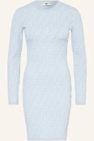 Fendi Sukienka Z Dżerseju blau