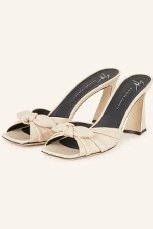 Giuseppe Zanotti Klapki Typu Mules Fayed beige