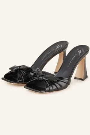 Giuseppe Zanotti Klapki Typu Mules Fayed schwarz