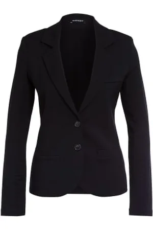 REPEAT cashmere Blezer Z Dżerseju schwarz