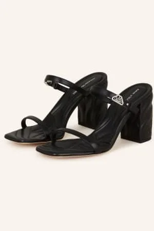 Alexander McQueen Klapki Typu Mules schwarz