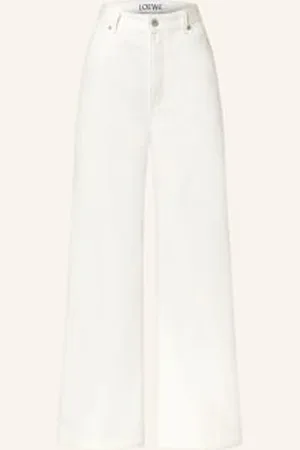 Loewe Jeansy Straight weiss