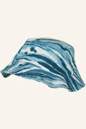 Vilebrequin Czapka Rybacka Boheme Z Lnu blau