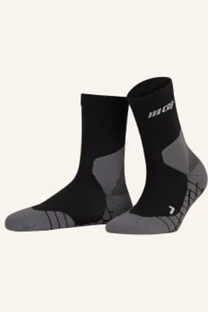 CEP Skarpety Trekkingowe Light Merino Compression – Mid Cut schwarz