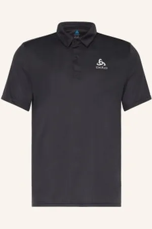 Odlo Funkcyjna Koszulka Polo Cardada Regular Fit schwarz