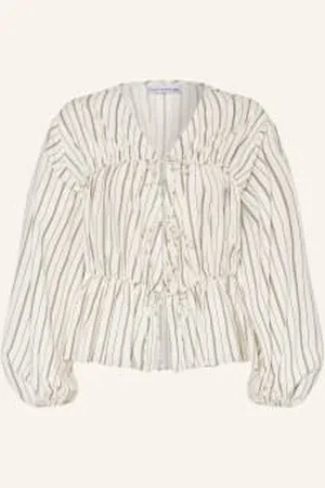 FAITHFULL THE BRAND Bluzka Mondello Z Dodatkiem Jedwabiu beige