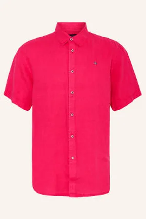 Napapijri Koszula Z Krótkim Rękawem G-Linen Regular Fit pink