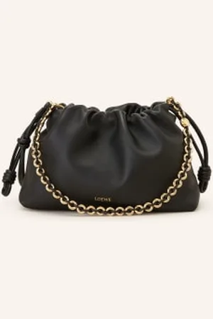 Loewe Kopertówka Flamenco schwarz