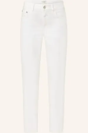 Closed Jeansy Skinny Baker weiss