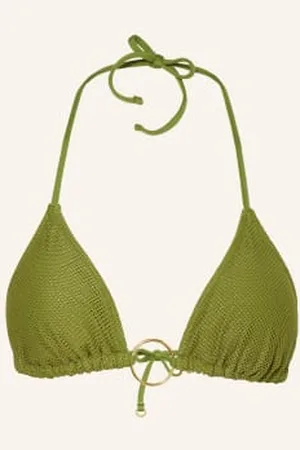 Banana Moon Góra Od Bikini Trójkątnego Z Błyszczącą Przędzą gruen