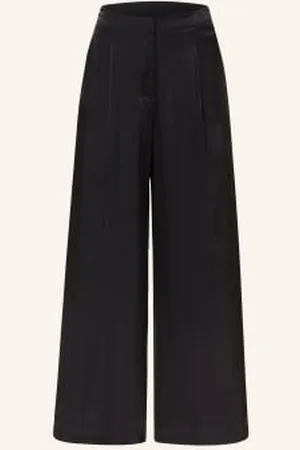 Michael Kors Spodnie Marlena Z Satyny schwarz