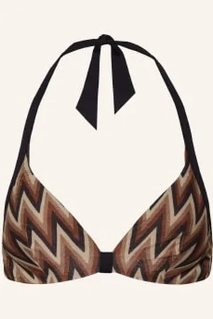 Marie Jo Góra Od Bikini Trójkątnego Su Ana Z Błyszczącą Przędzą beige