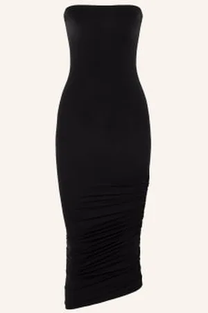 Wolford Sukienka Z Odkrytymi Ramionami Fatal Z Dżerseju schwarz