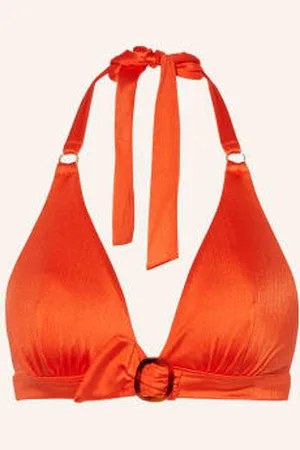 Cyell Góra Od Bikini Wiązana Na Szyi Satin Tomato rot