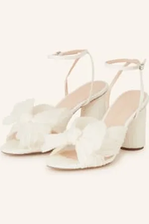 Loeffler Randall Sandały Na Obcasie Camellia weiss