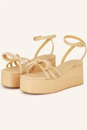 Loeffler Randall Sandały Na Platformie Hudson beige