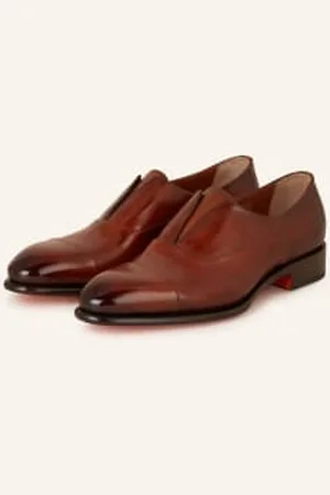 santoni Pantofle Carter braun