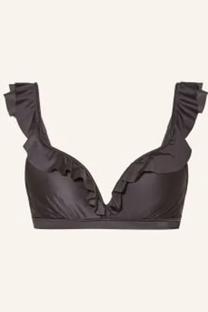 Beachlife Góra Od Bikini Z Fiszbinami Dark Grey schwarz