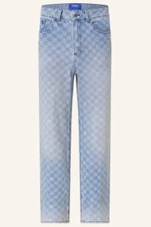 PEQUS Jeansy Loose Fit blau