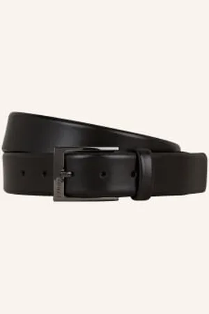 HUGO BOSS Pasek Skórzany Garney schwarz