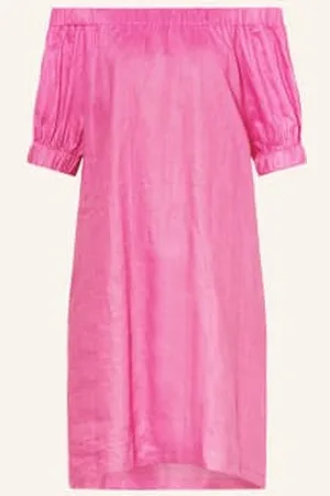 DARLING HARBOUR Sukienka Z Lnu pink