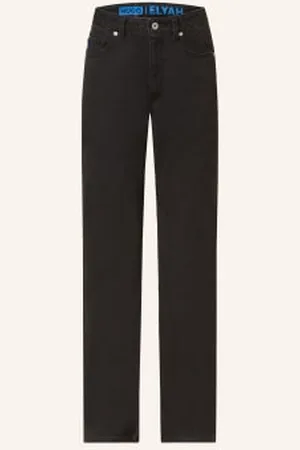 Hugo Blue Jeansy Straight Elyah schwarz