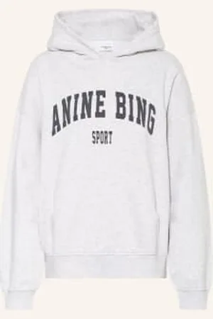 ANINE BING Bluza Z Kapturem Harvey grau