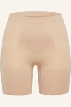 Spanx Szorty Modelujące Oncore High-Waisted Mid-Thigh Z Efektem Push-Up beige