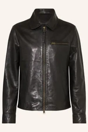 AllSaints Kurtka Skórzana Miller schwarz
