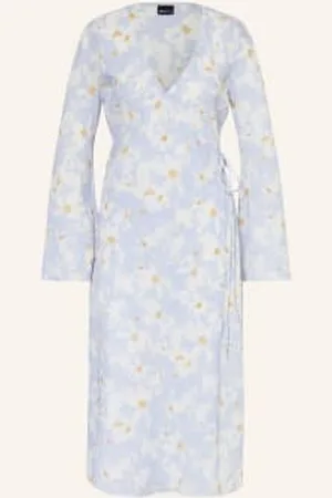 Gina Tricot Sukienka Kopertowa blau