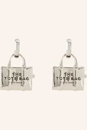Marc Jacobs Kolczyki The Tote Bag Earrings silber