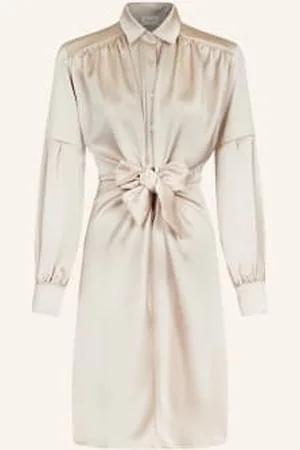 Neo Noir Sukienka Satynowa Nima beige